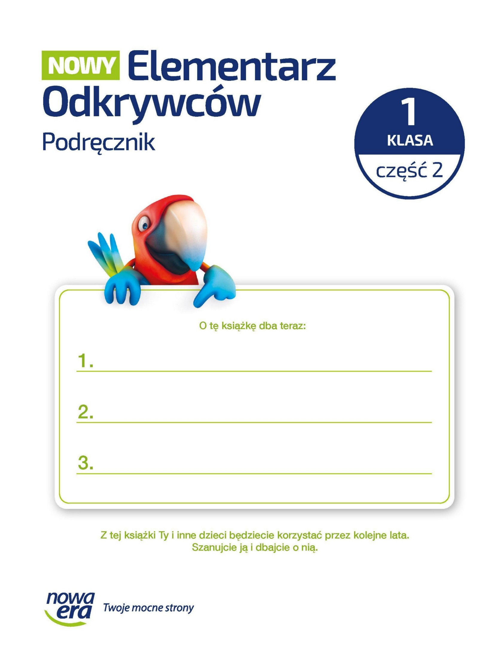Nowy Elementarz Odkrywcow 1 podrecznik cz 2