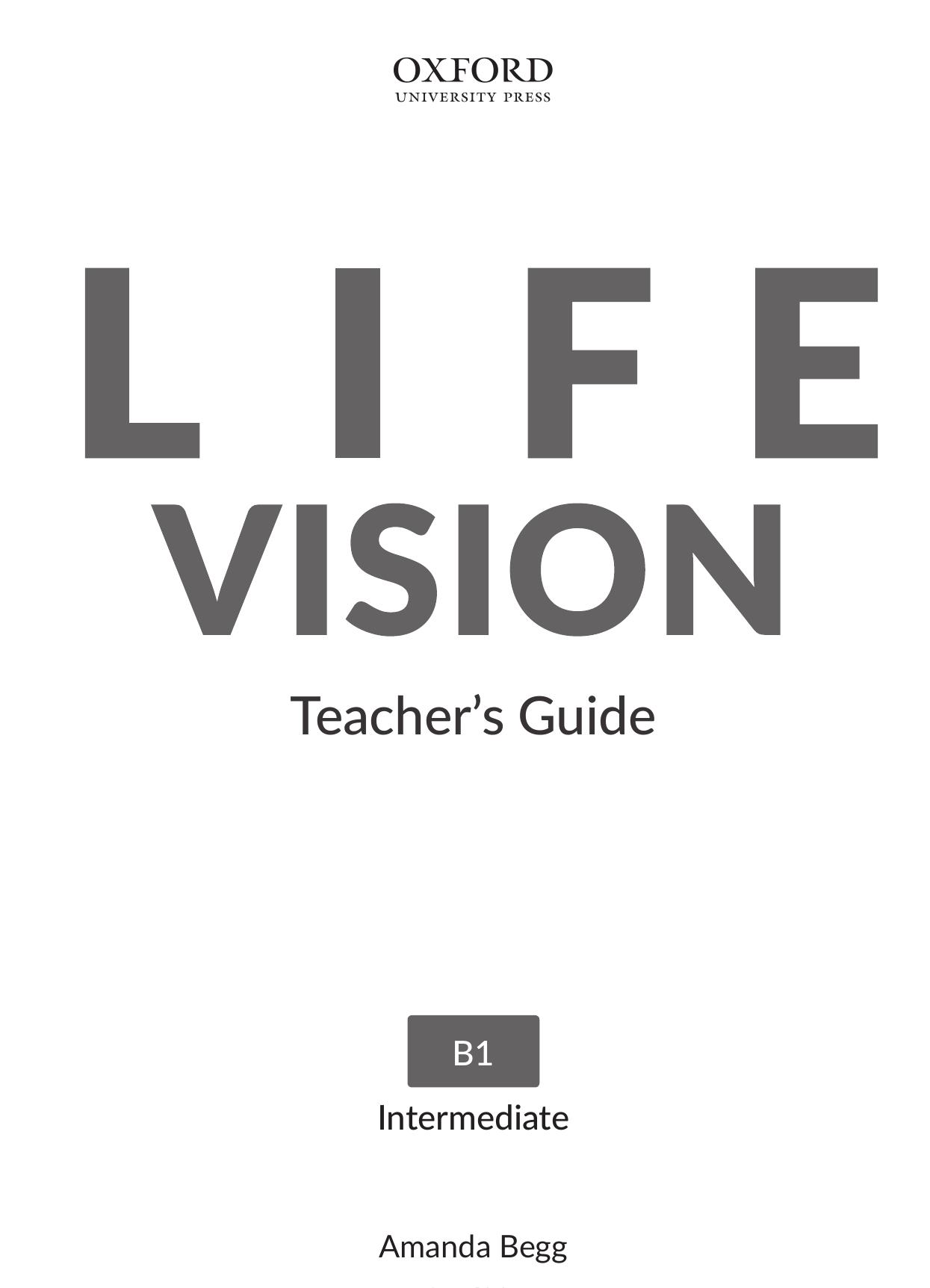 life vision intermediate teacher's guide