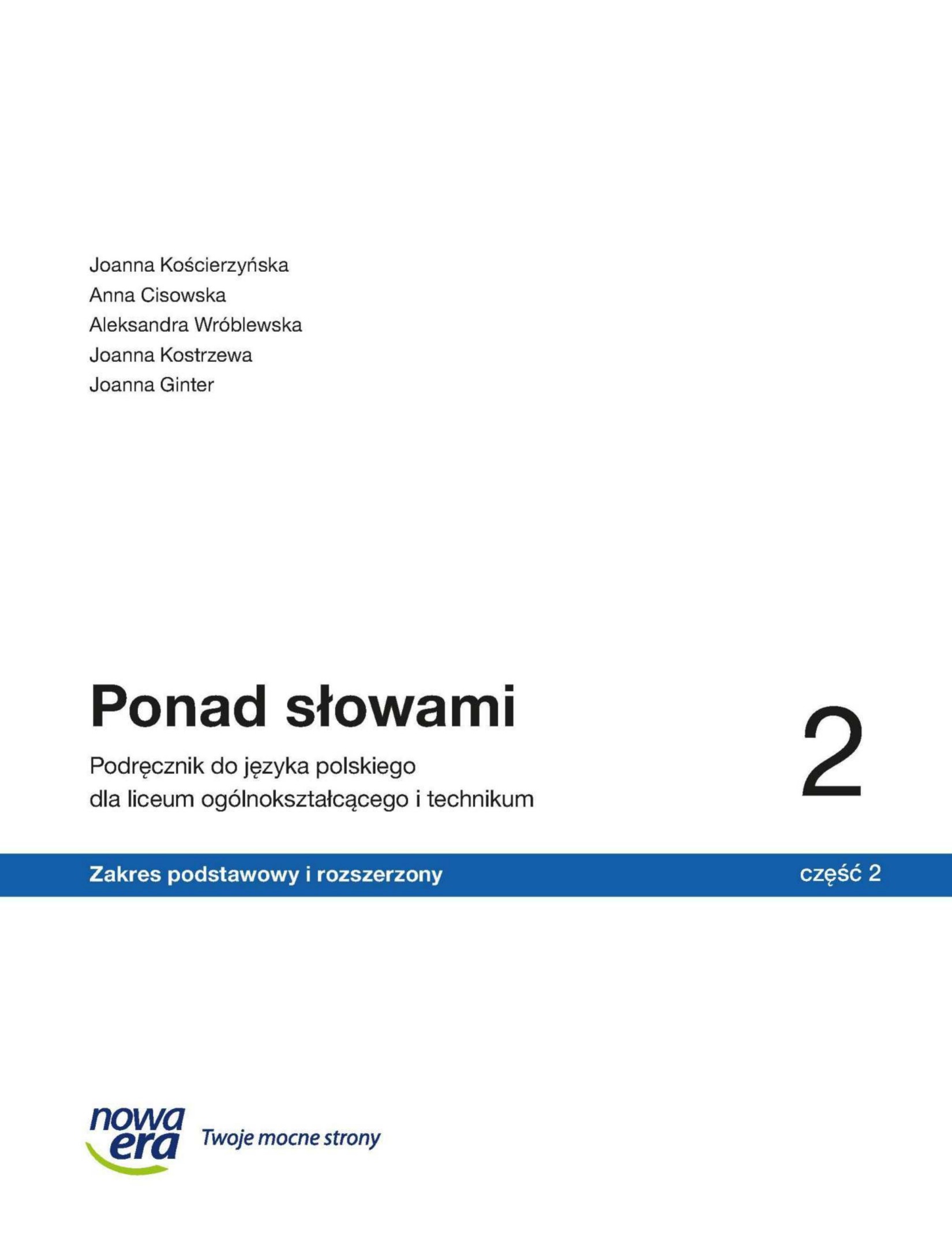 ponad słowami 2 ZPiR część 2 2024