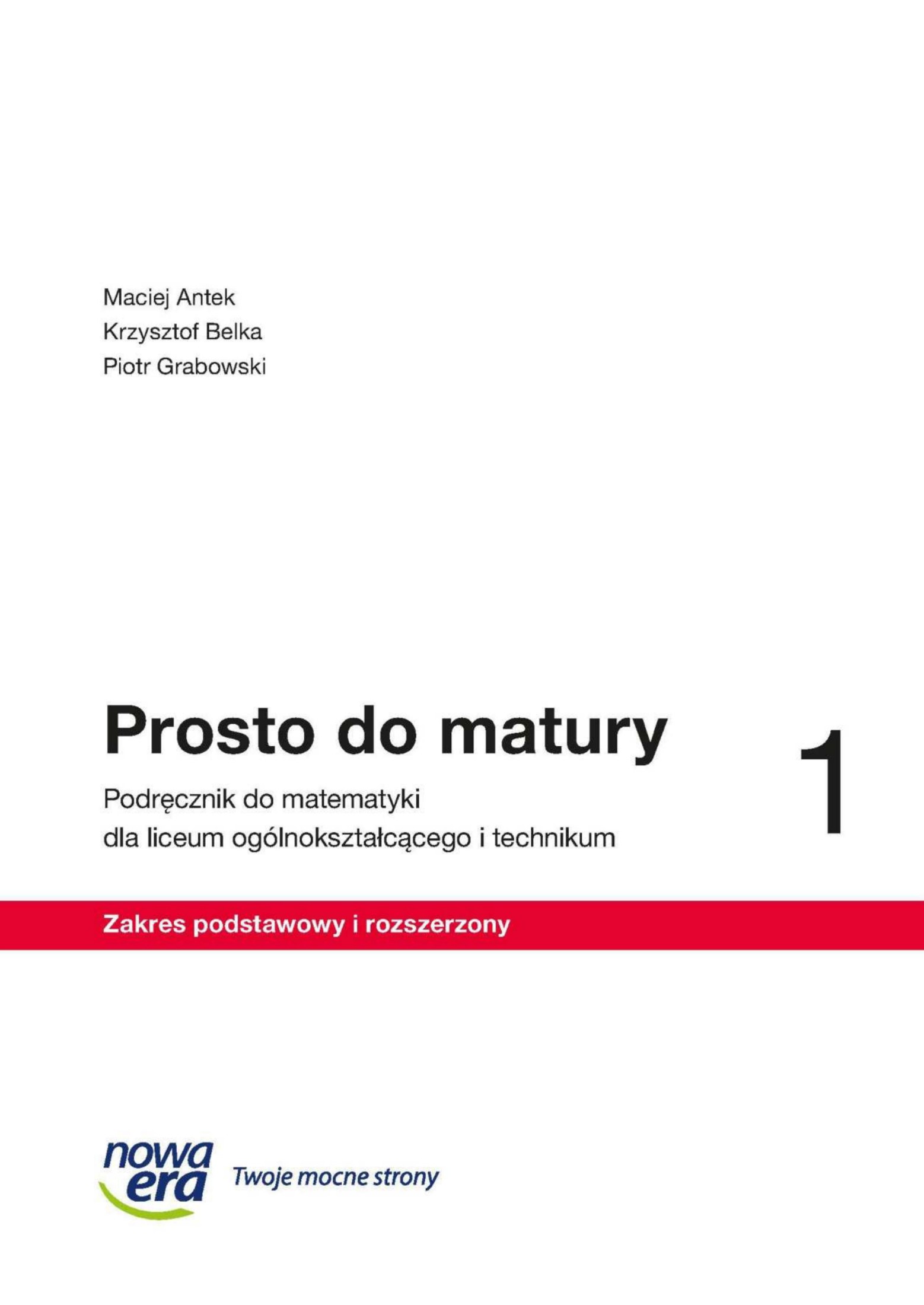 prosto do matury 1 ZPiR